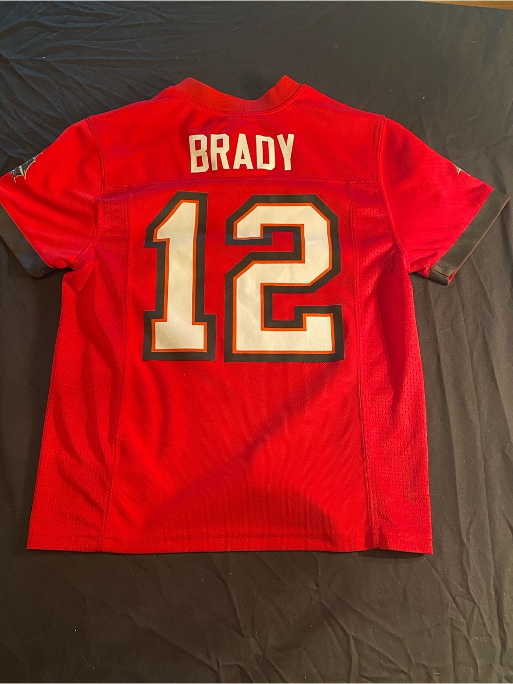 Tom Brady #12 Red Football Jersey